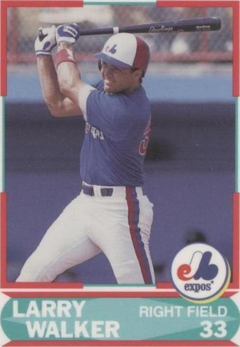 1990 Score - Larry Walker #9