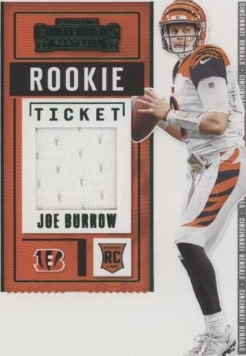 2020 Panini Contenders Joe Burrow #RTS-JBU