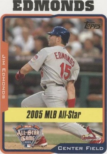 2005 Topps Updates & Highlights - Jim Edmonds #UH189