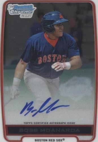 2012 Bowman Chrome - Boss Moanaroa #BCA-BM