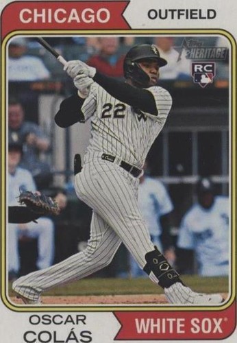 2023 Topps Heritage High Number - Oscar Colas #518