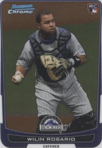 2012 Bowman Chrome - Wilin Rosario #118