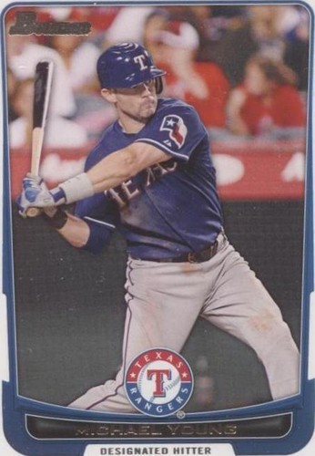 2012 Bowman - Michael Young #180