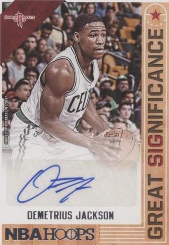2017-18 Panini NBA Hoops - Demetrius Jackson #GS-DMJ
