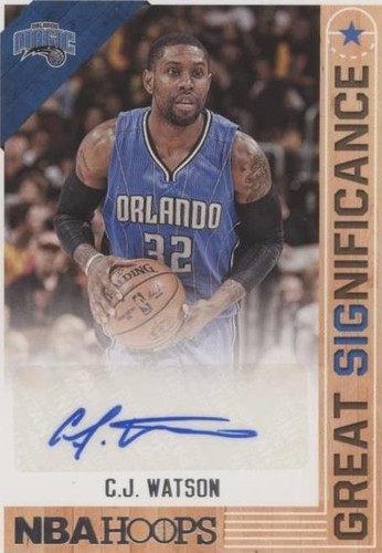 2017-18 Panini NBA Hoops - C.J. Watson #GS-CW