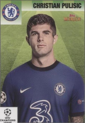 2020-21 Topps Merlin's Heritage 95 UCL Christian Pulisic #044