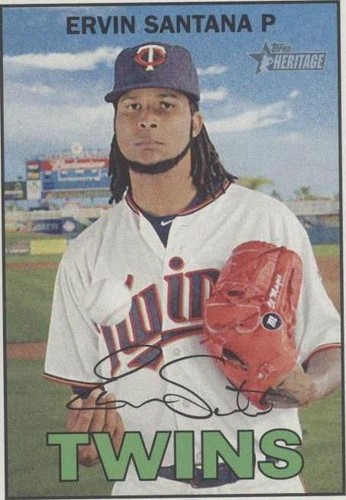 2016 Topps Heritage - Ervin Santana #299