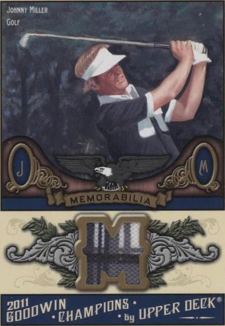 2011 Upper Deck Goodwin Champions - Johnny Miller #M-JM