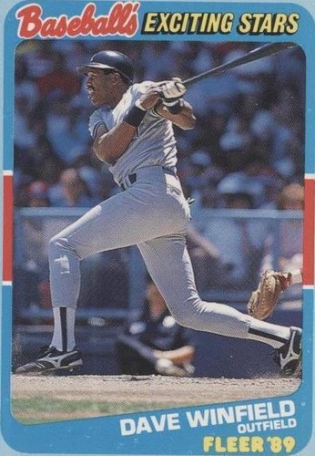 1989 Fleer Baseball's Exciting Stars - Dave Winfield #43
