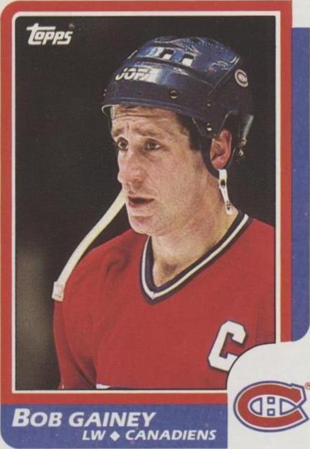1986-87 Topps - Bob Gainey #96