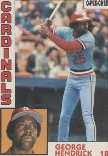 1984 O-Pee-Chee - George Hendrick #163