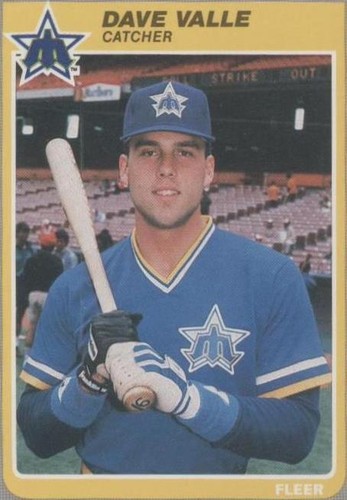 1985 Fleer Update - Dave Valle #U-125