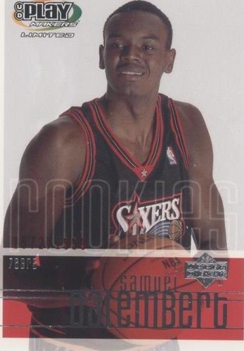 2001-02 UD Playmakers Limited - Samuel Dalembert #126
