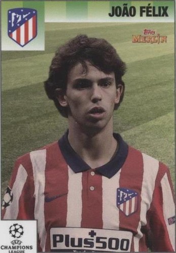 2020-21 Topps Merlin's Heritage 95 UCL João Félix #015