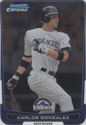 2012 Bowman Chrome - Carlos Gonzalez #69