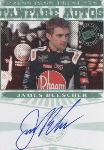 2013 Press Pass Fanfare - James Buescher #FFA-JB2