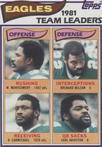 1982 Topps Brenard Wilson Carl Hairston Harold Carmichael #437