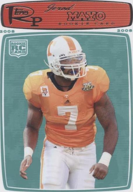 2008 Topps Rookie Progression Jerod Mayo #203