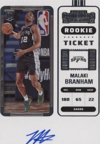 2022-23 Panini Contenders - Malaki Branham #125