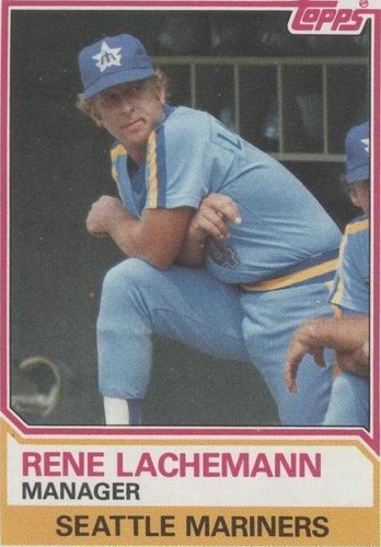 1983 Topps - Rene Lachemann #336