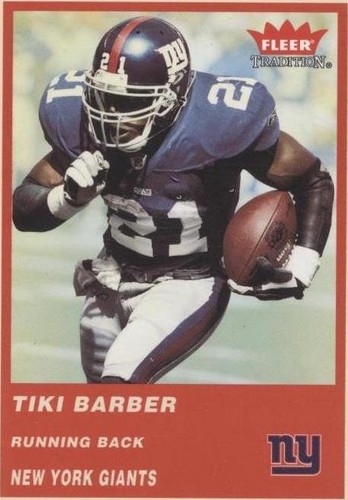 2004 Fleer Tradition Tiki Barber #252