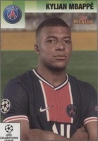 2020-21 Topps Merlin's Heritage 95 UCL Kylian Mbappé #054