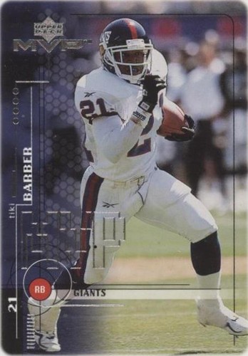 1999 Upper Deck MVP Tiki Barber #124
