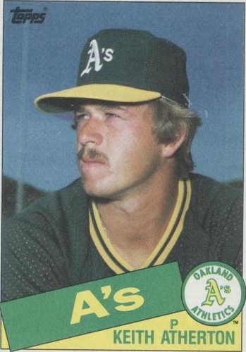 1985 Topps - Keith Atherton #166