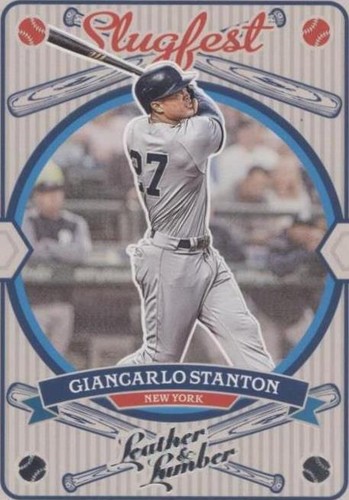 2019 Panini Leather & Lumber - Giancarlo Stanton #SF-11