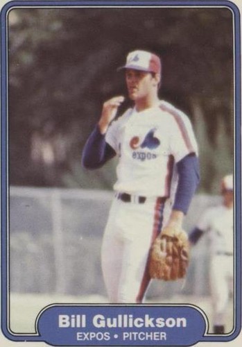 1982 Fleer - Bill Gullickson #190
