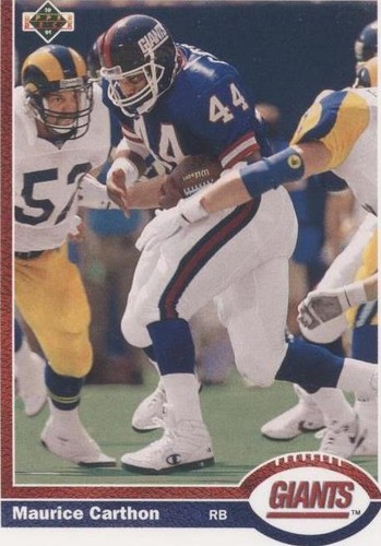 1991 Upper Deck Maurice Carthon #504