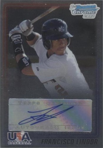 Francisco Lindor USA Baseball 1st Bowman Chrome | eBay