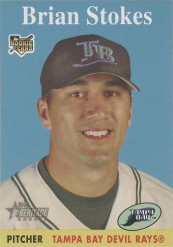 2007 Topps Heritage - Brian Stokes #167