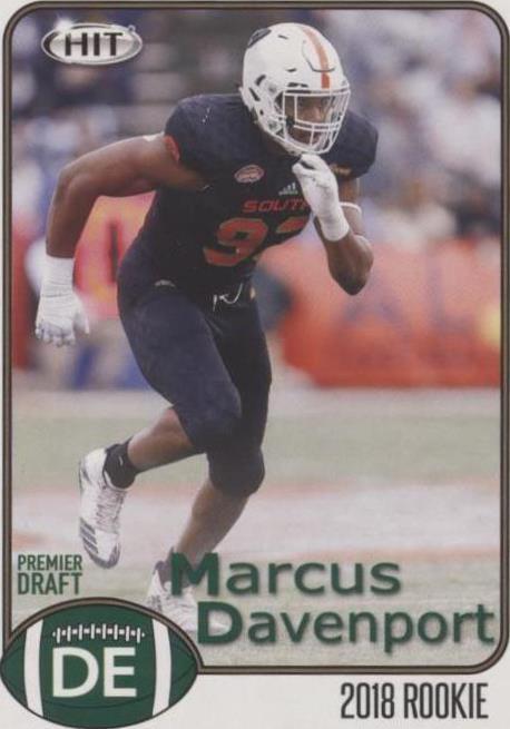 2018 Sage Hit Marcus Davenport #90