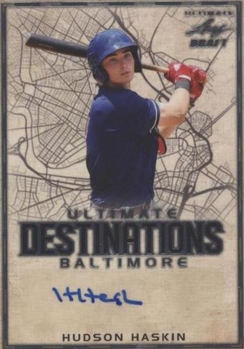 2020 Leaf Ultimate Draft - Hudson Haskin #UD-HH1