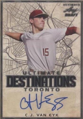 2020 Leaf Ultimate Draft - CJ Van Eyk #UD-CVE