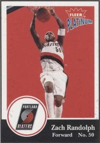 2003-04 Fleer Platinum - Zach Randolph #99