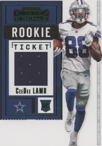2020 Panini Contenders CeeDee Lamb #RTS-CDL