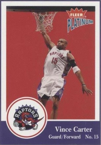 2003-04 Fleer Platinum - Vince Carter #15