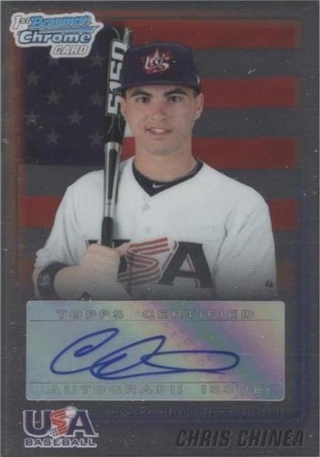 2010 Bowman Draft Picks & Prospects - Chris Chinea #USAA-7