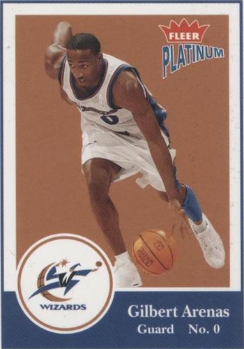 2003-04 Fleer Platinum - Gilbert Arenas #50