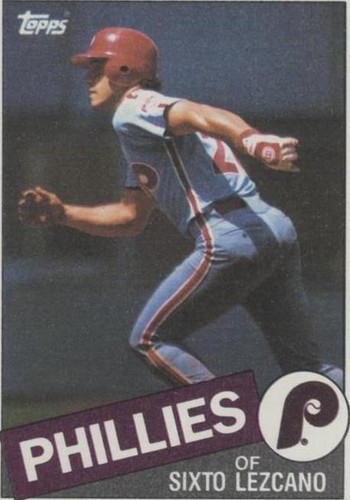 1985 Topps - Sixto Lezcano #556