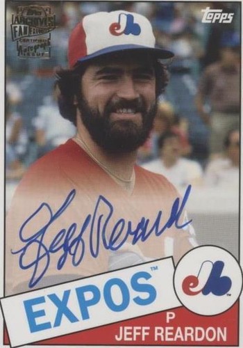 2019 Topps Archives - Jeff Reardon #FFA-JRE