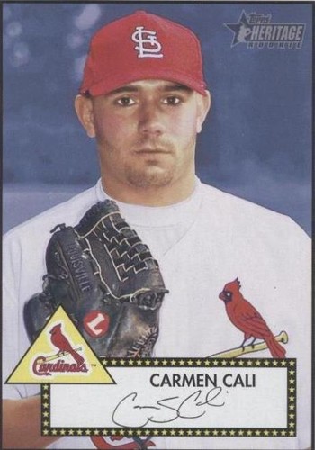2001 Topps Heritage - Carmen Cali #89