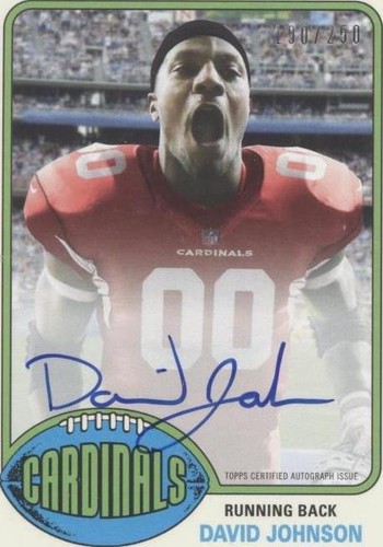 2015 Topps David Johnson #76A-DJO