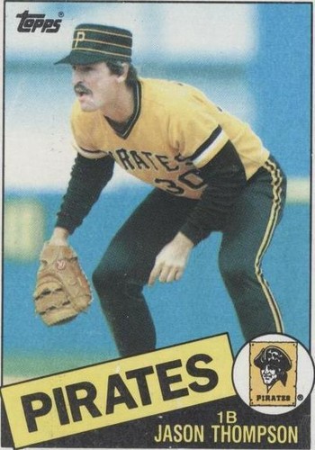 1985 TOPPS SUPER - #56 JASON THOMPSON PITTSBURGH PIRATES | eBay