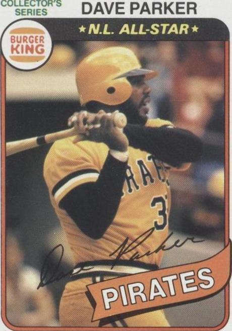 1980 Topps Burger King Pitch, Hit & Run - Dave Parker #19