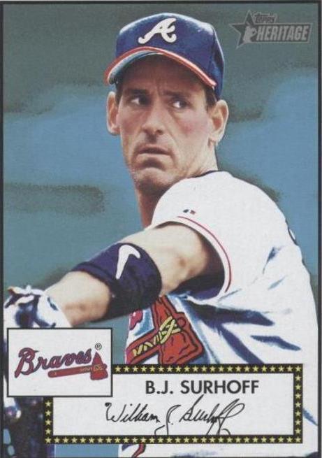 2001 Topps Heritage - B.J. Surhoff #135