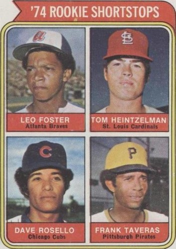 1974 Topps - Dave Rosello Frank Taveras Leo Foster #607