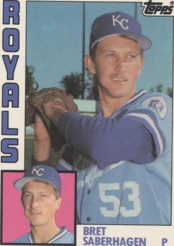 1984 Topps Traded - Bret Saberhagen #104T